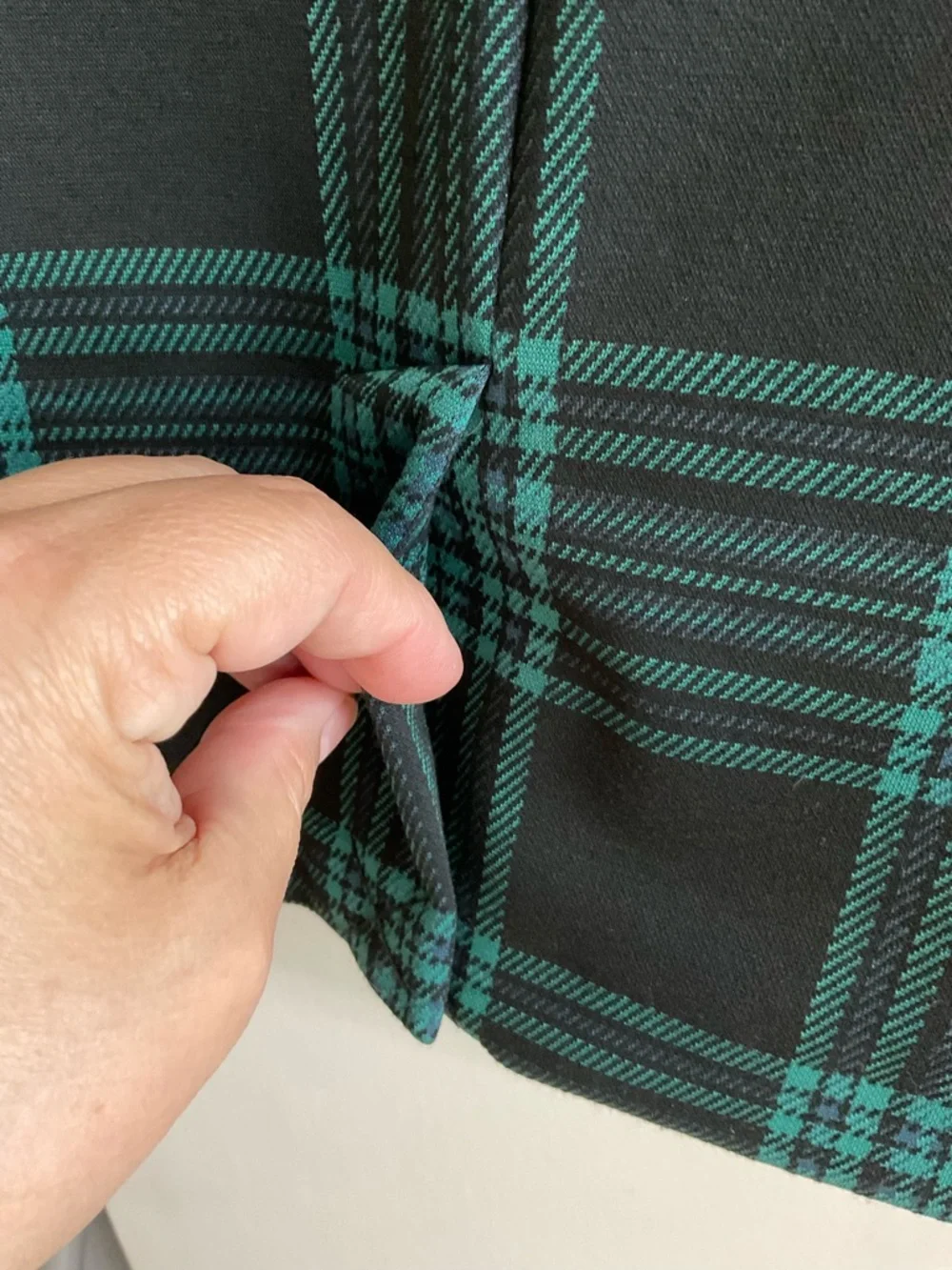 Free Assembly Plaid Double Breasted Schoolgirl Blazer
